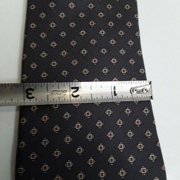 Vintage Christian Dior Men's Brown Silk Tie - Picture 8 of 10